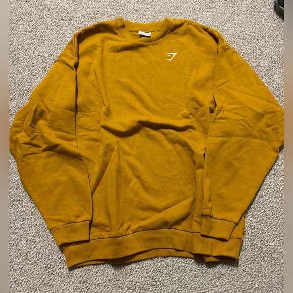 Gymshark Sweaters - Gymshark Men's Golden Crewneck Sweater Size Small